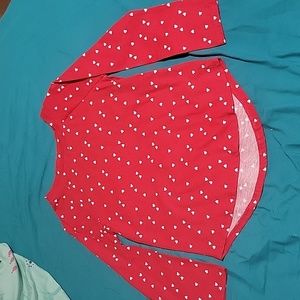 Cat & Jack- 5T Red Heart Shirt